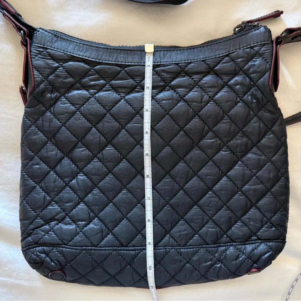 MZ Wallace Quilted Small Mia Crossbody Bag - Black - Picture 8 of 12